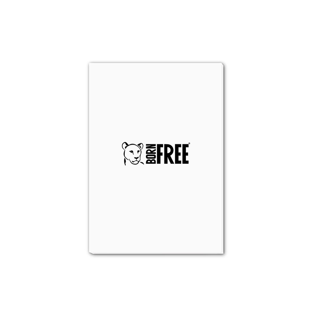 Wild Apple Graphics Copper and Blue Giraffe A5 Notepad
