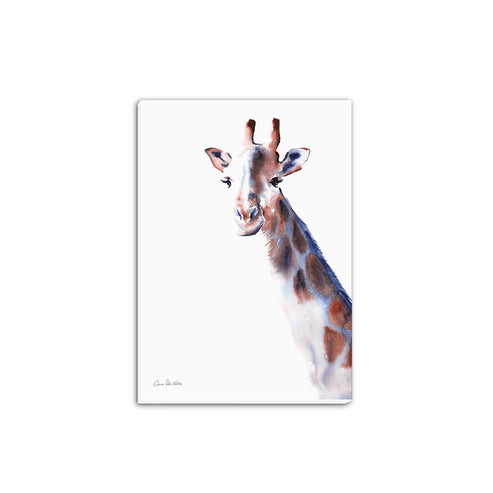 Copper and Blue Giraffe A5 Notepad