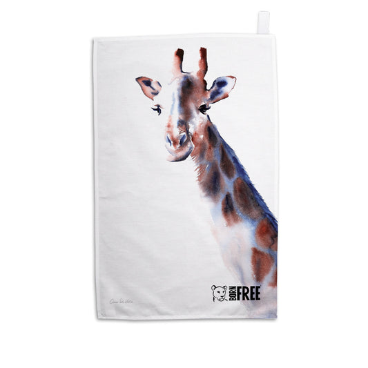 Wild Apple Graphics Copper & Blue Tea Towel
