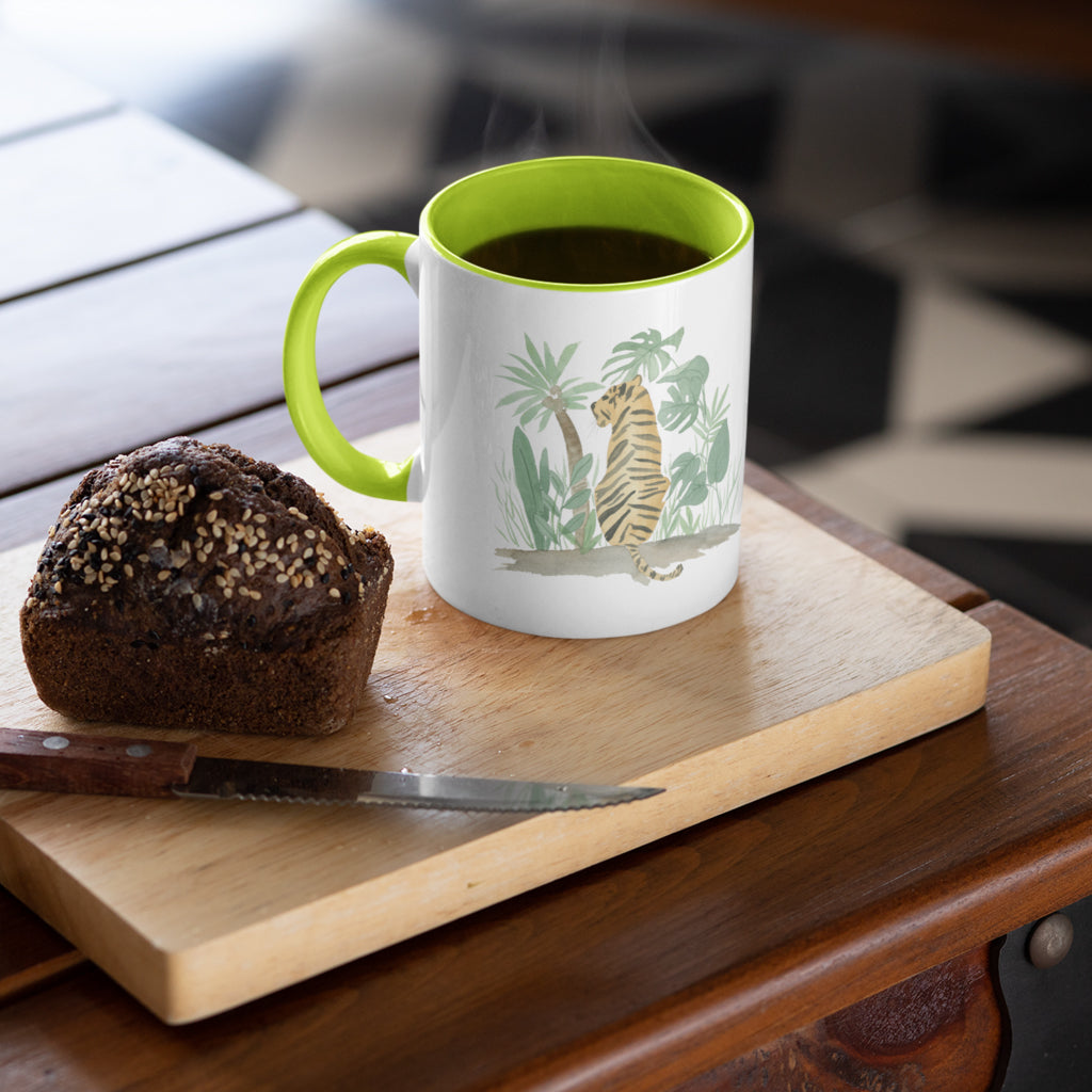 Pink Light Studio Jungle Tiger Mug
