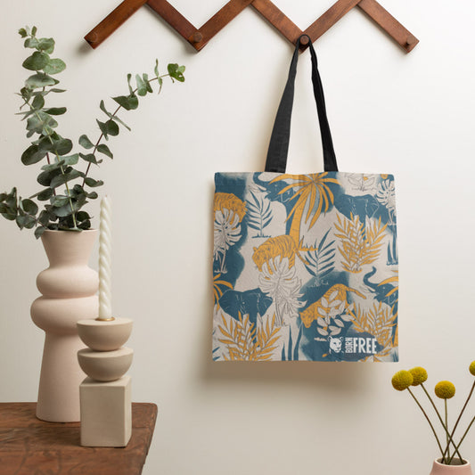 Pink Light Studio Modern Safari Tote Bag