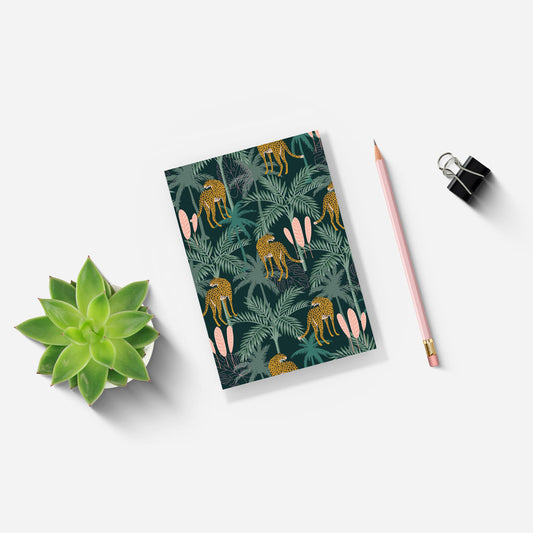 Pink Light Studio Everyday Jungle Cats A5 Notepad
