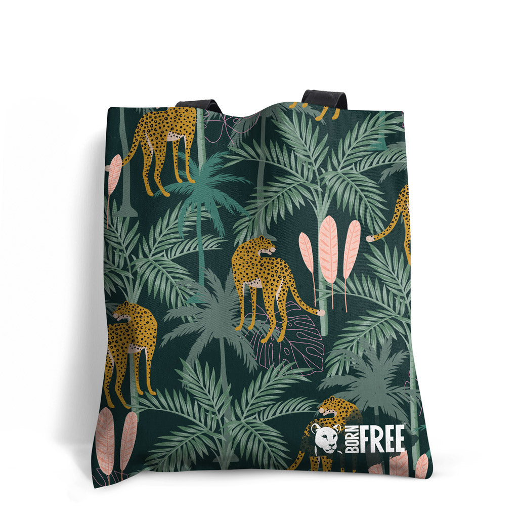 Pink Light Studio Everyday Jungle Cats Tote Bag