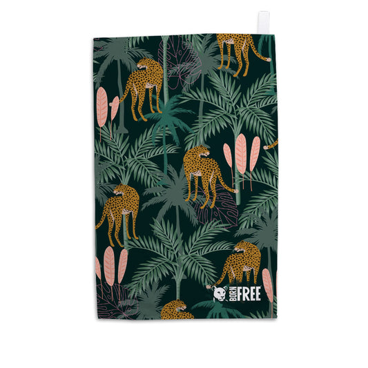 Pink Light Studio Everyday Jungle Cats Tea Towel
