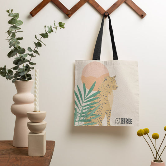 Pink Light Studio Sunset Safari Tote Bag