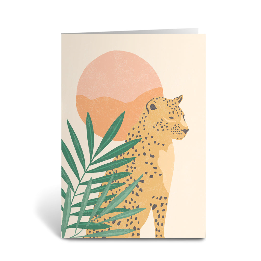 Pink Light Studio Sunset Safari Greeting Cards - Pack of 6