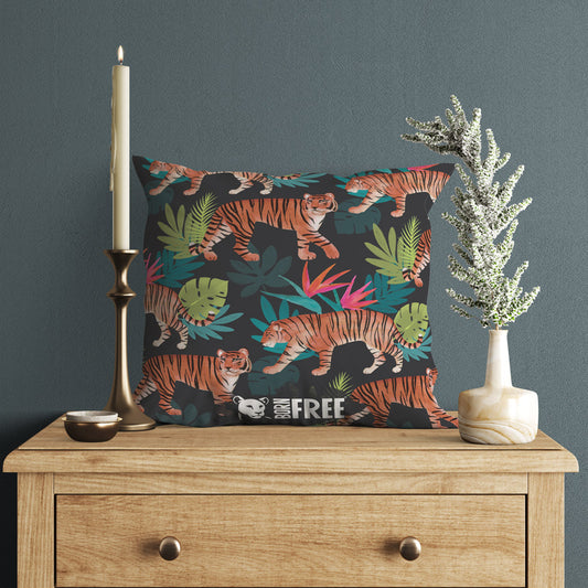 Pink Light Studio Wild & Tropical Organic Cushion
