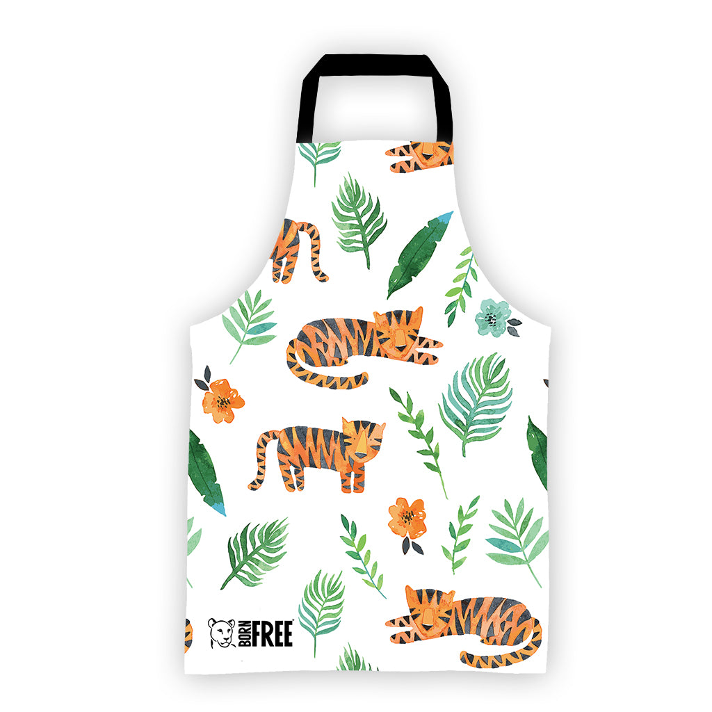 Pink Light Studio Resting Tiger Apron