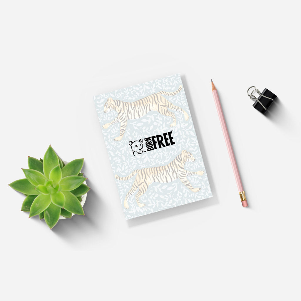 Pink Light Studio Everyday Tiger A5 Notepad