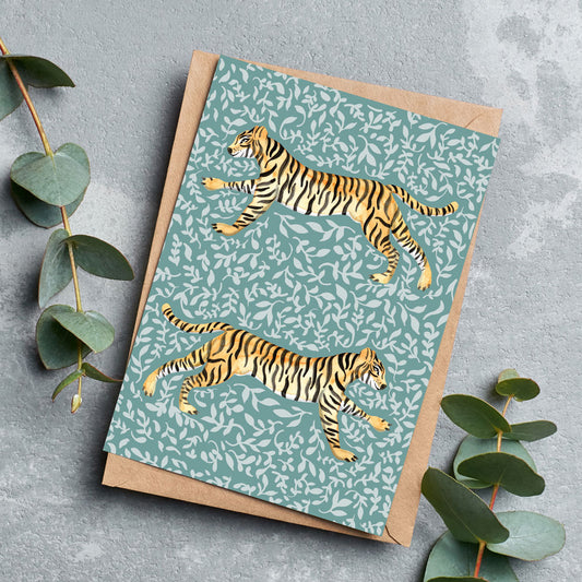 Pink Light Studio Everyday Tiger Greeting Cards - Pack of 6