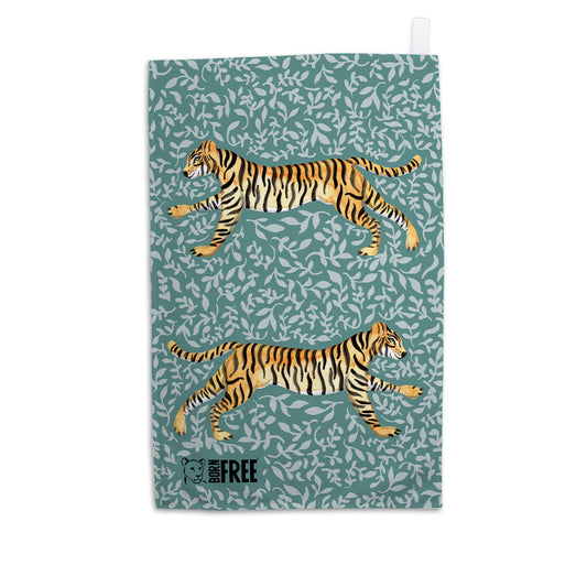 Pink Light Studio Everyday Tiger Tea Towel
