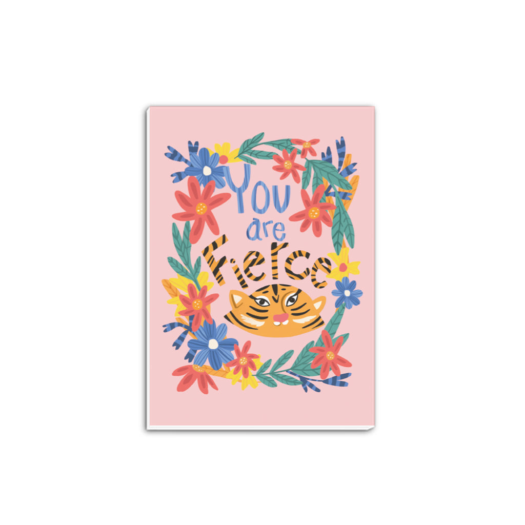 Pink Light Studio You are Fierce A5 Notepad