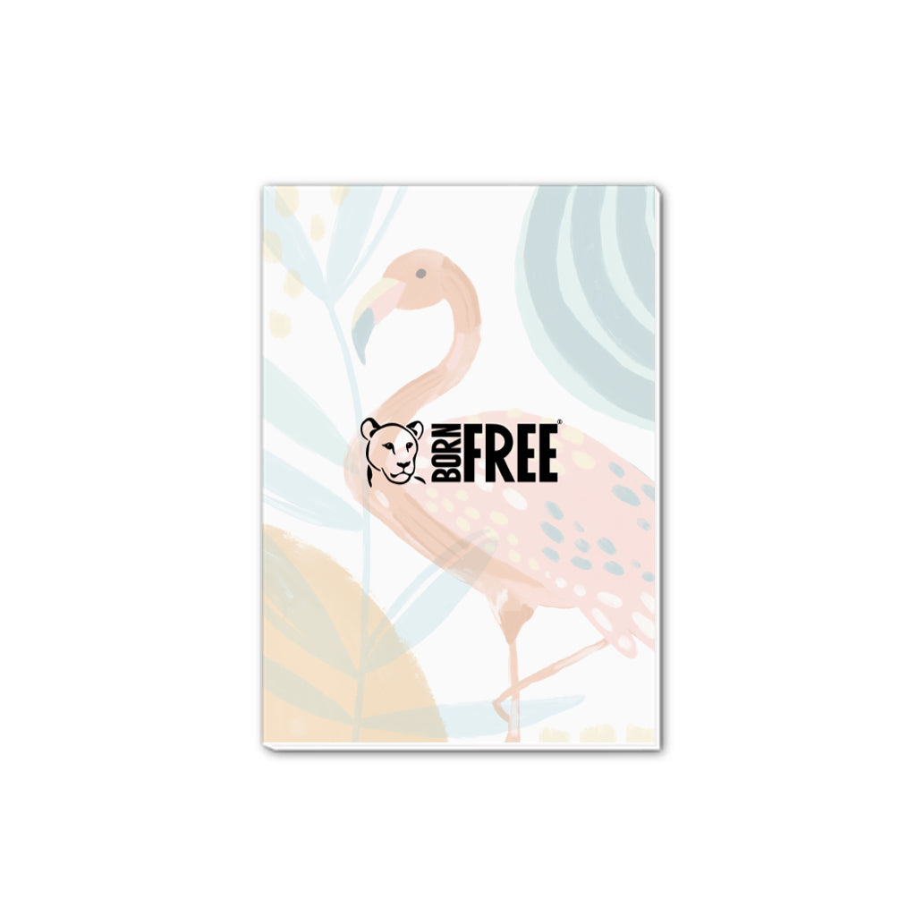 Pink Light Studio Resting Flamingo A5 Notepad