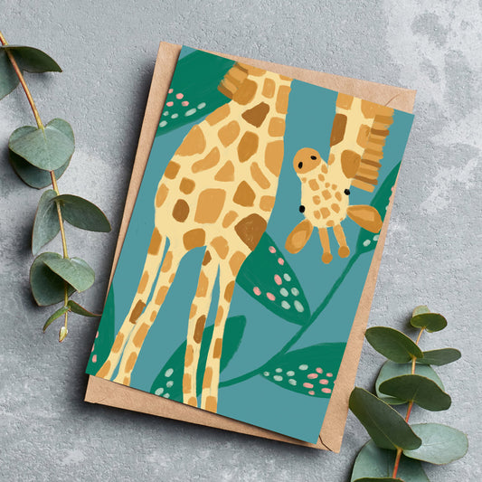 Pink Light Studio The Curious Giraffe Greeting Cards - Pack of 6