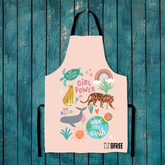 Pink Light Studio Save the Earth Apron