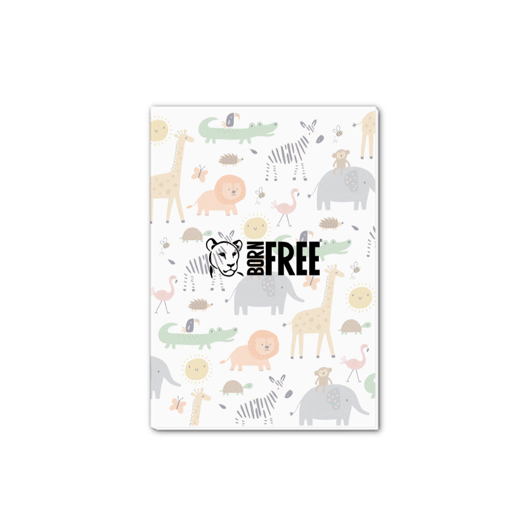 Pink Light Studio Baby Safari A5 Notepad