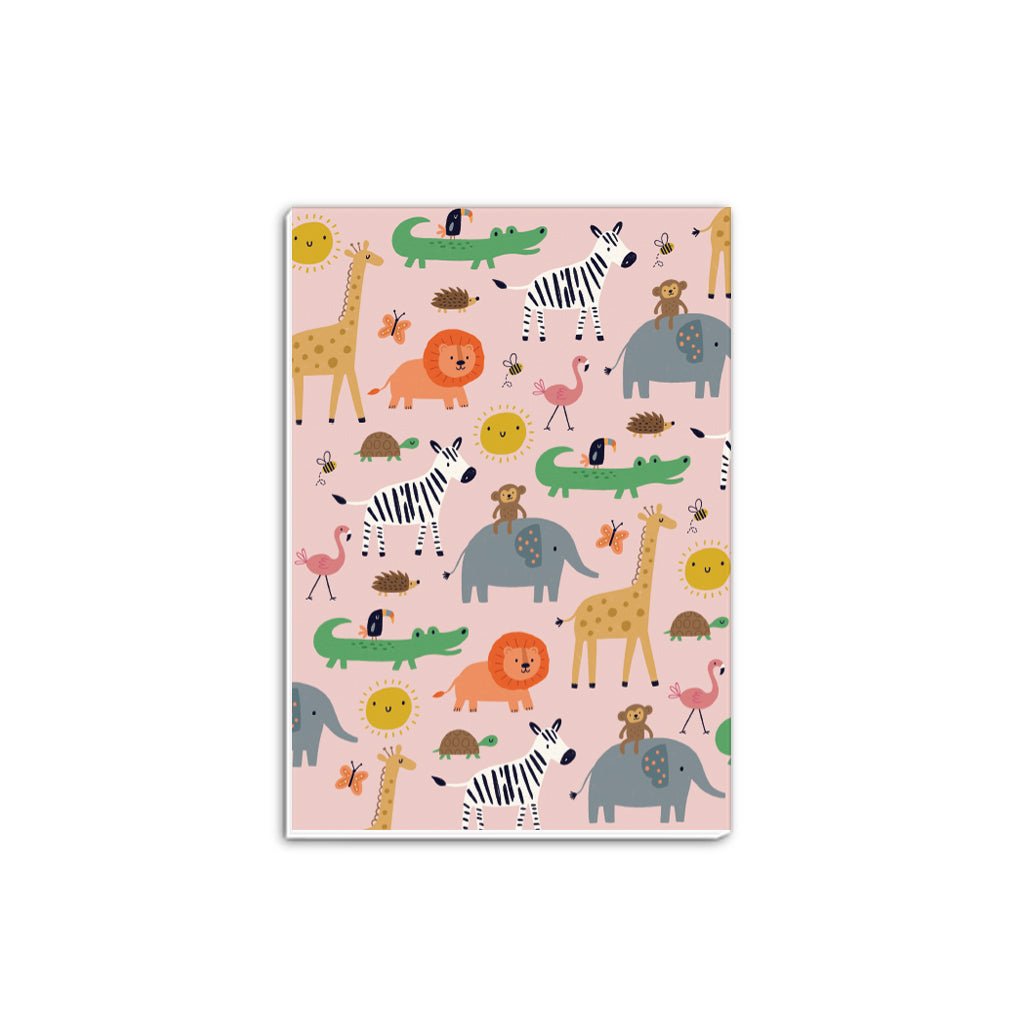 Pink Light Studio Baby Safari A5 Notepad