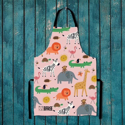 Pink Light Studio Baby Safari Apron