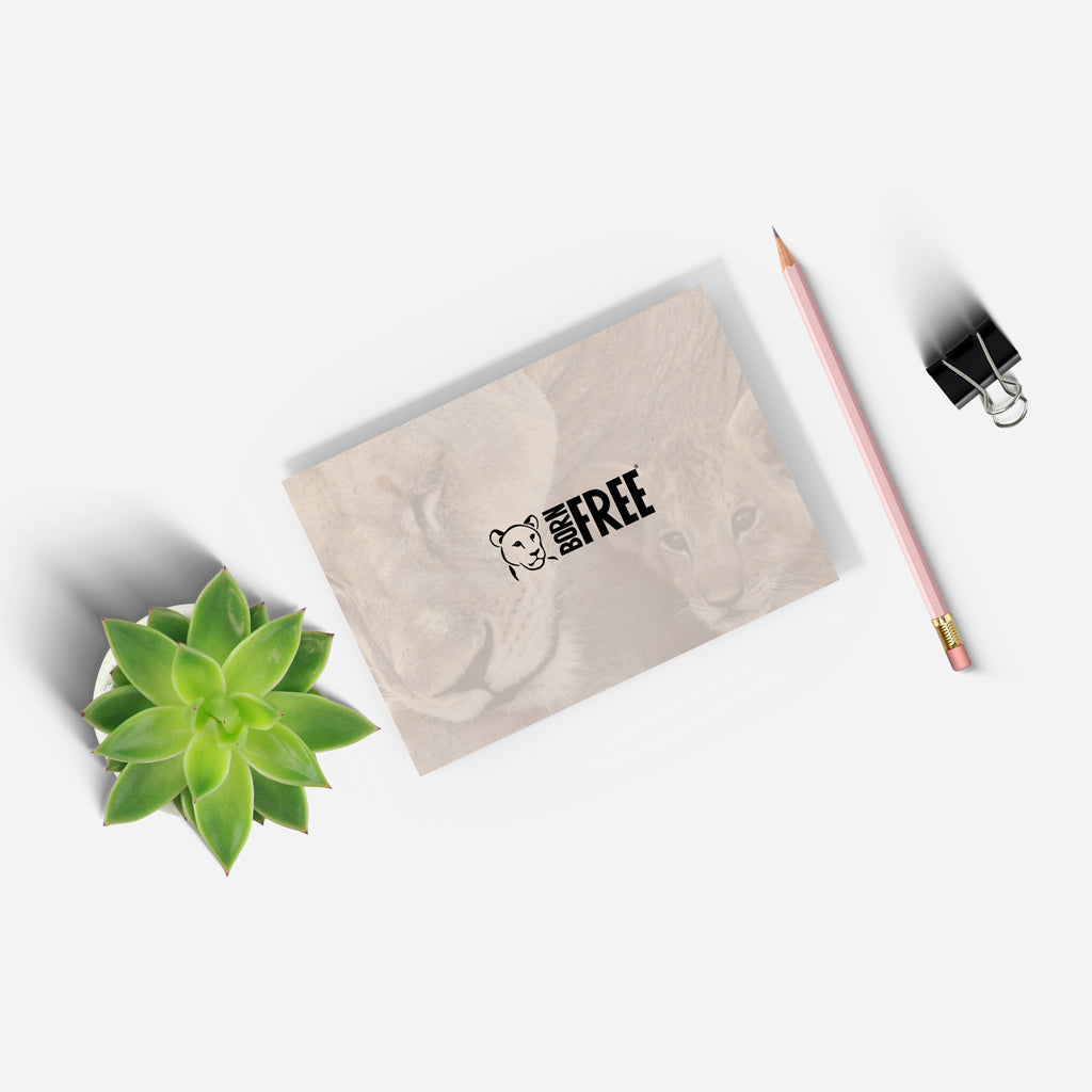 Lioness & Cub A5 Notepad by Will Travers