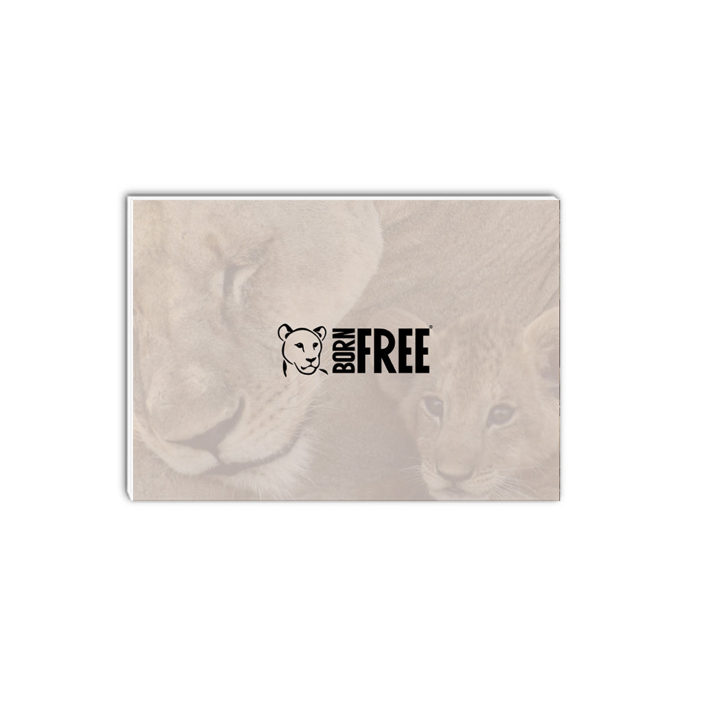 Lioness & Cub A5 Notepad by Will Travers