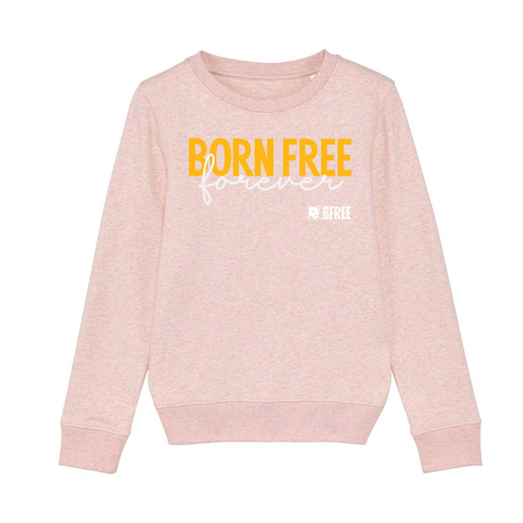 Born Free Forever Yellow Print Sweatshirt - Call to Action
