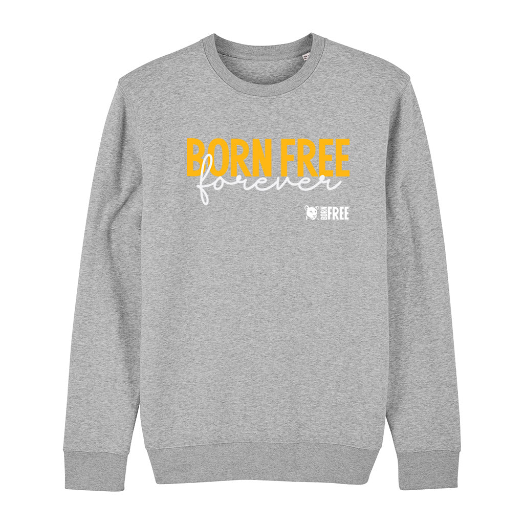 Born Free Forever Yellow Print Sweatshirt - Call to Action