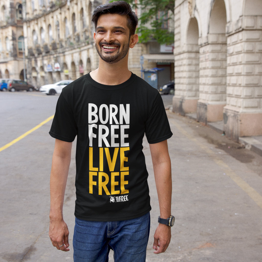 Born Free Live Free Call to Action T-Shirt