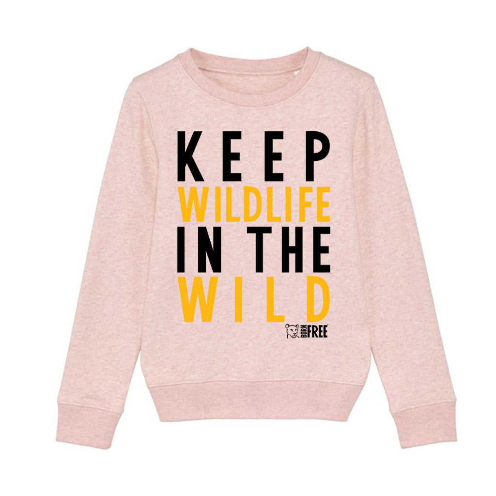 Keep Wildlife in the Wild Black Print Sweatshirt - Call To Action