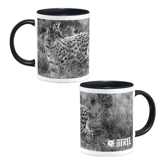 Serval Cat Mug by Will Travers