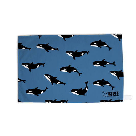 Orca Repeat Organic Tea Towel