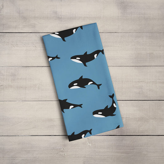 Orca Repeat Organic Tea Towel