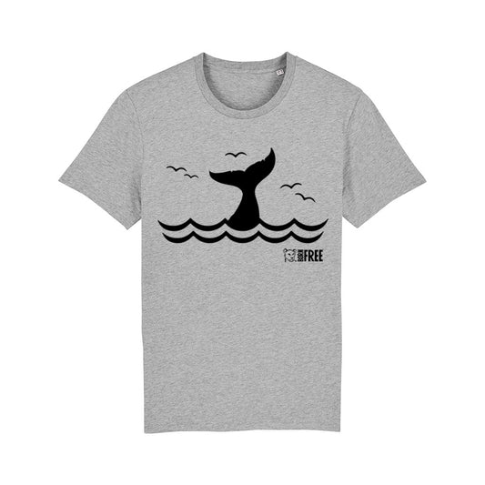 Whale Tail Silhouette T-Shirt