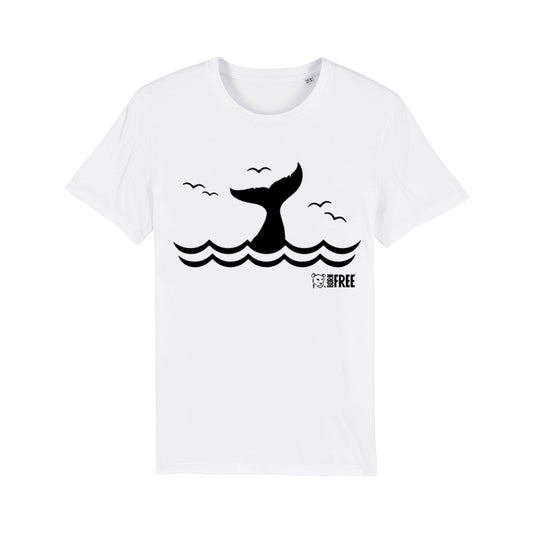 Whale Tail Silhouette T-Shirt