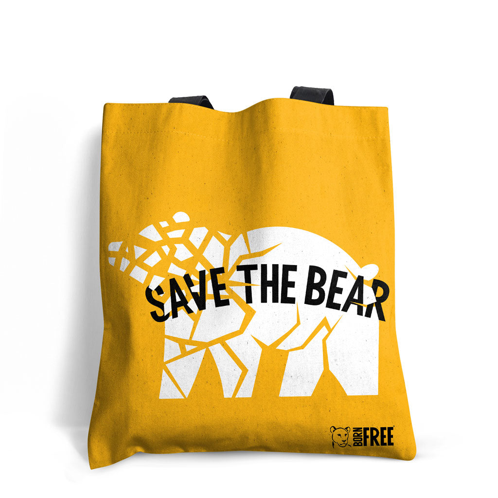 Save the Bear Tote Bag - Call To Action