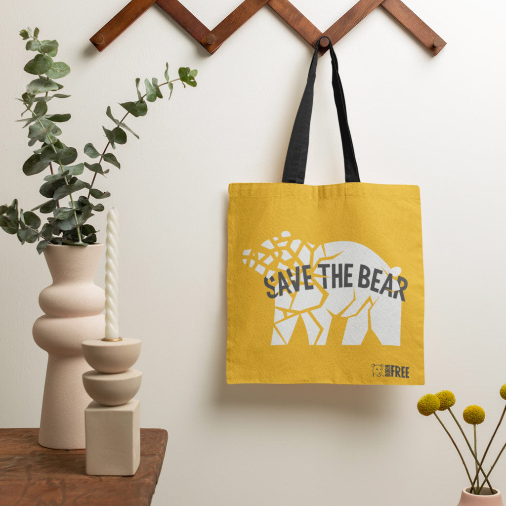 Save the Bear Tote Bag - Call To Action