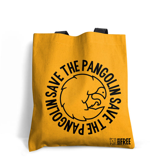 Save the Pangolin Tote Bag - Call To Action
