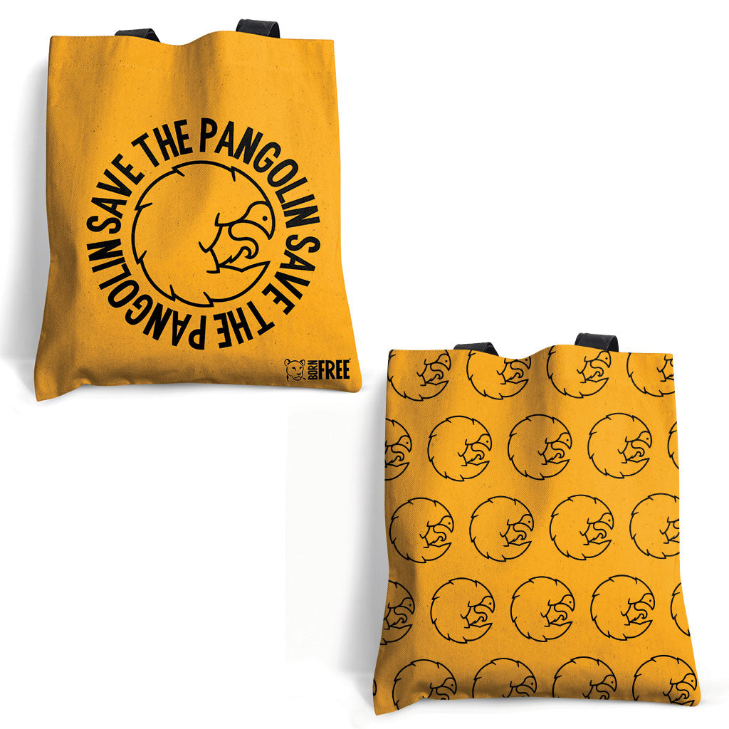 Save the Pangolin Tote Bag - Call To Action