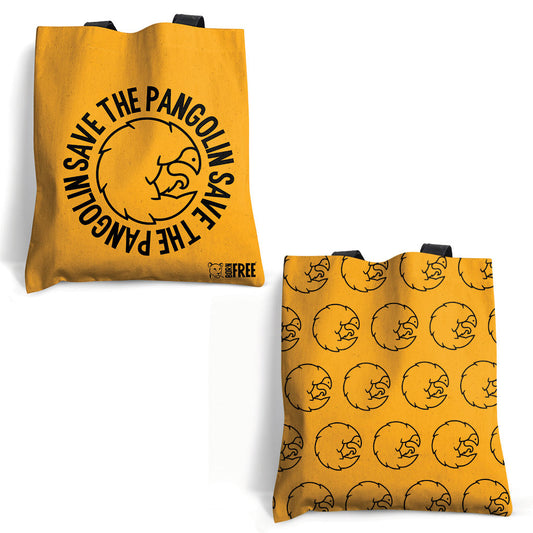 Save the Pangolin Tote Bag - Call To Action