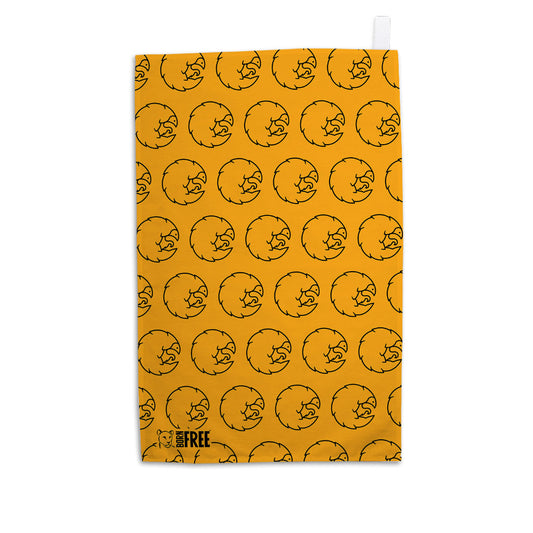 Pangolin Repeat Organic Tea Towel