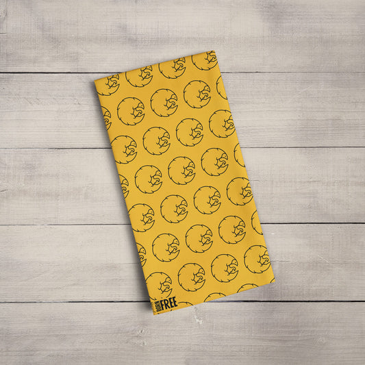 Pangolin Repeat Organic Tea Towel
