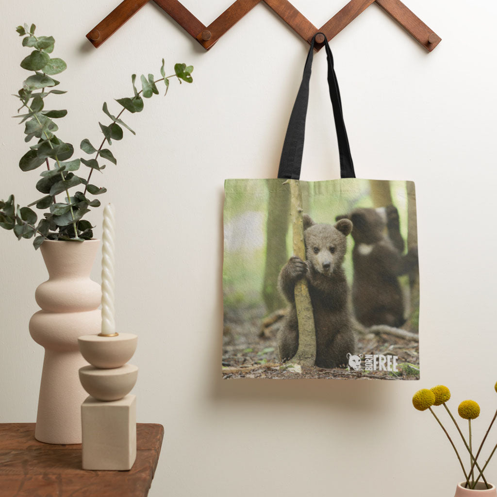New Beginnings Bear Cub Tote Bag