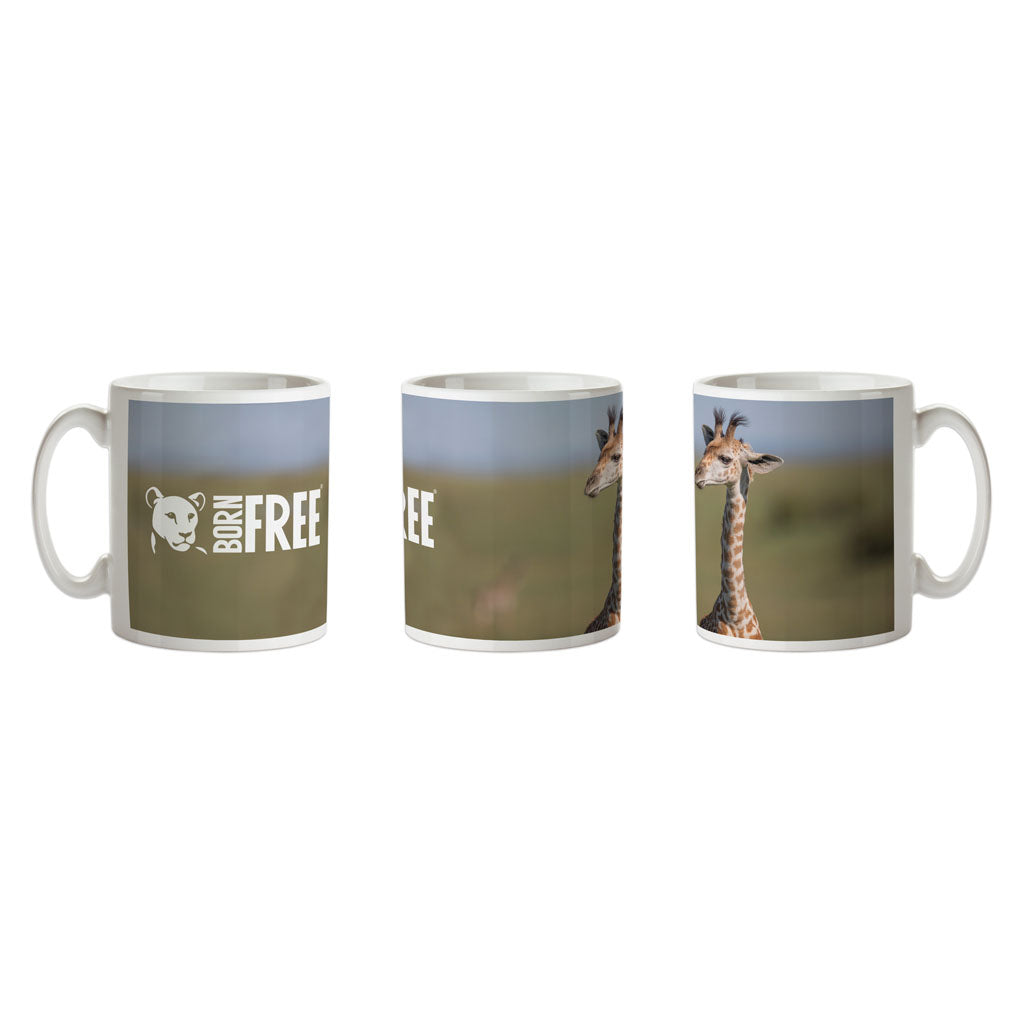 New Beginnings Giraffe Calf Mug by George Logan