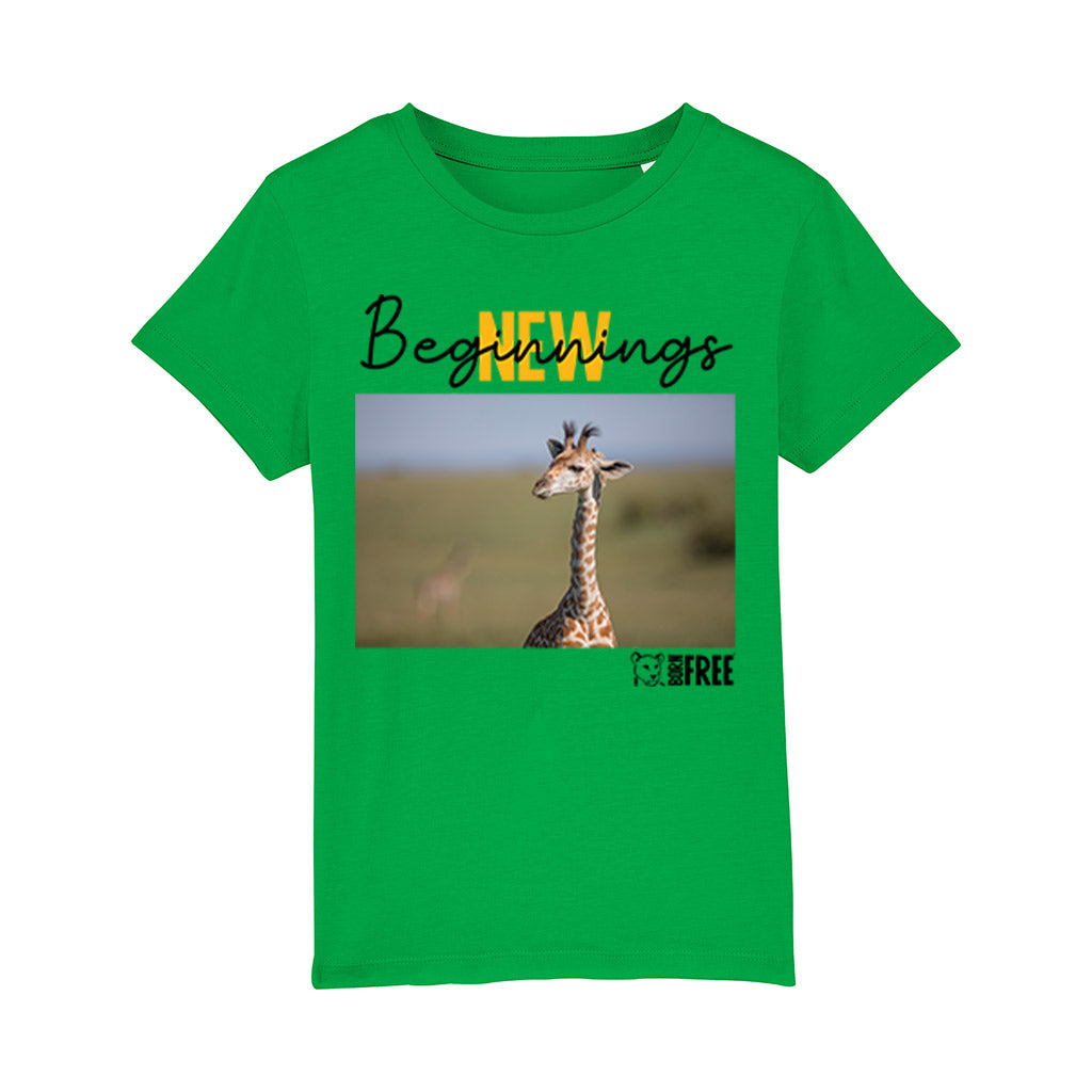 New Beginnings Giraffe Calf T-Shirt