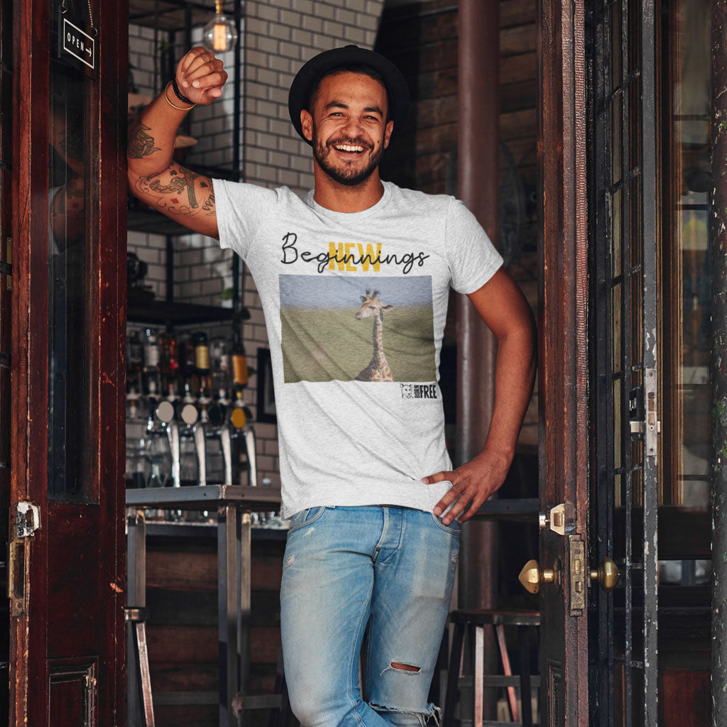 New Beginnings Giraffe Calf T-Shirt