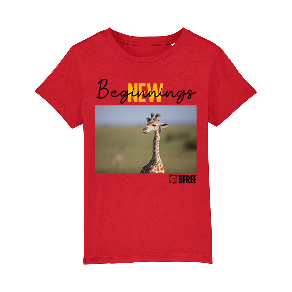 New Beginnings Giraffe Calf T-Shirt