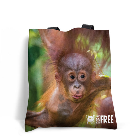New Beginnings Baby Orangutan Tote Bag