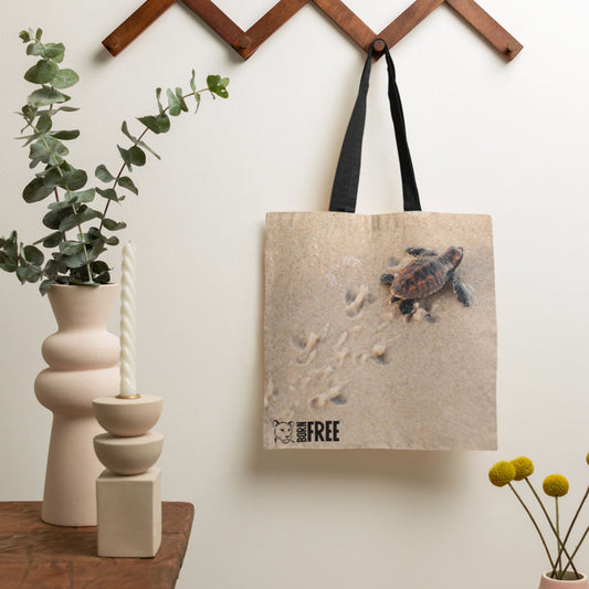 New Beginnings Baby Turtle Tote Bag