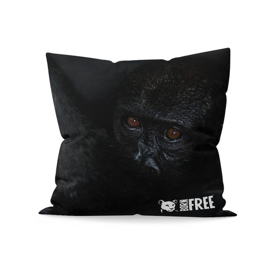 New Beginnings Baby Ape Organic Cushion by George Logan