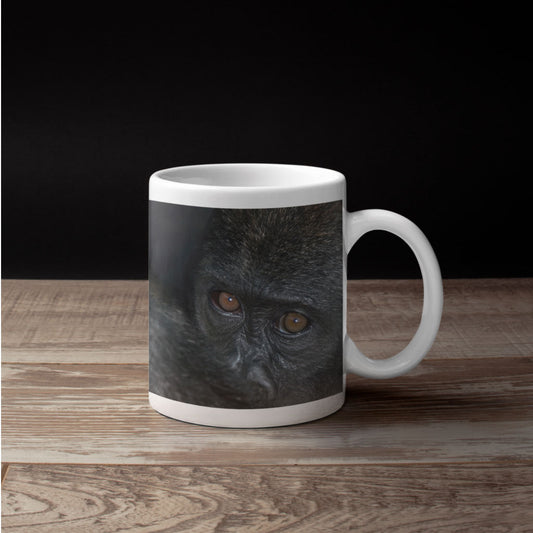 New Beginnings Baby Ape Mug by George Logan