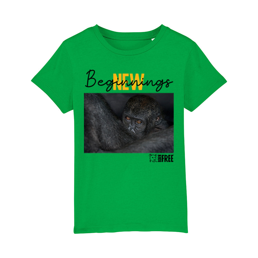 New Beginnings Ape T-Shirt by George Logan
